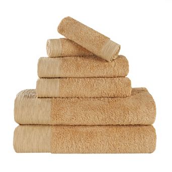 SUPERIOR 6 pc Eco-Friendly Solid Towel Set