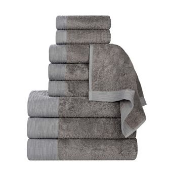 SUPERIOR 9 pc Eco-Friendly Solid Towel Set
