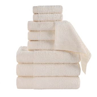 SUPERIOR 9 pc Eco-Friendly Solid Towel Set
