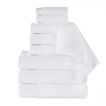 SUPERIOR 9 pc Eco-Friendly Solid Towel Set