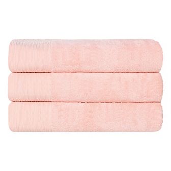 SUPERIOR 3 pc Eco-Friendly Solid Bath Towel Set
