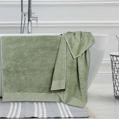 SUPERIOR 2 pc Eco-Friendly Solid Bath Sheet Set