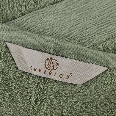 SUPERIOR 2 pc Eco-Friendly Solid Bath Sheet Set