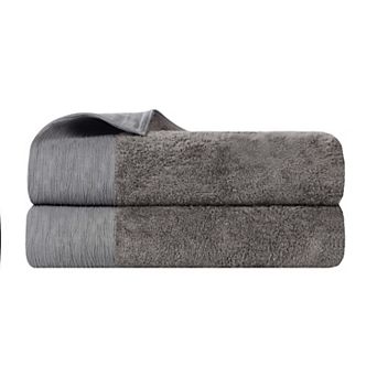 SUPERIOR 2 pc Eco-Friendly Solid Bath Sheet Set