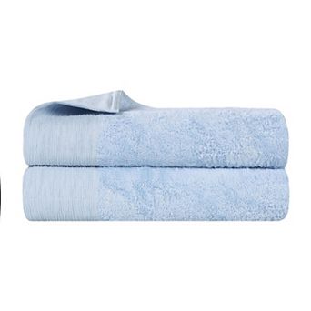 SUPERIOR 2 pc Eco-Friendly Solid Bath Sheet Set