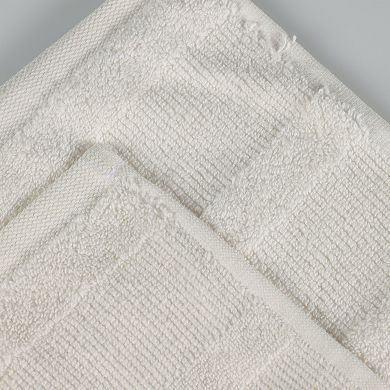 SUPERIOR Ribbed Turkish Cotton Solid Highly-Absorbent Towels 12-Piece Set