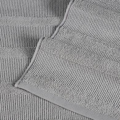 SUPERIOR Ribbed Turkish Cotton Solid Highly-Absorbent Towels 3-Piece Set
