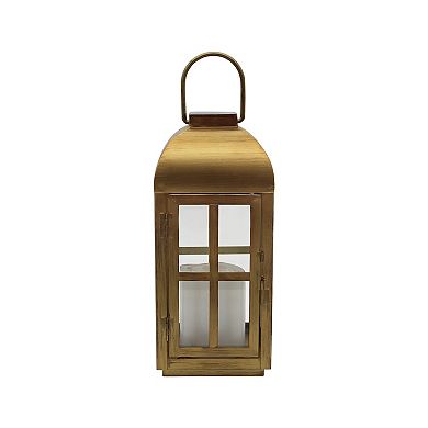 Sonoma Goods For Life® Small Brass Solar Lantern