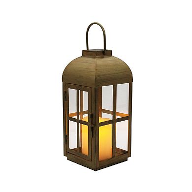 Sonoma Goods For Life® Small Brass Solar Lantern