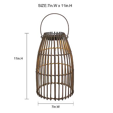 Sonoma Goods For Life® Bamboo Solar Lantern