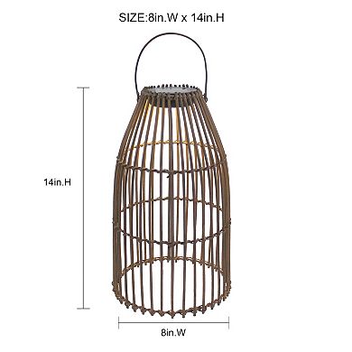 Sonoma Goods For Life® Bamboo Solar Lantern