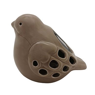 Sonoma Goods For Life® Whimsical Bird Solar Light Taupe