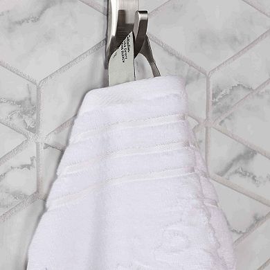 SUPERIOR Sadie Zero Twist Cotton Elegant Floral Jacquard Towels 3-Piece Set