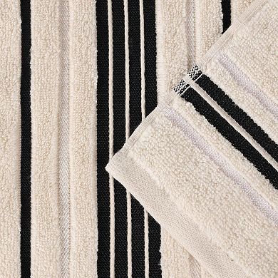 SUPERIOR Sadie Zero Twist Cotton Elegant Floral Solid Towels 3-Piece Set