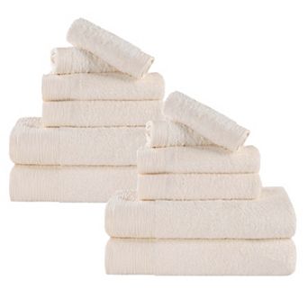 SUPERIOR Solid Towels 12 pc Set