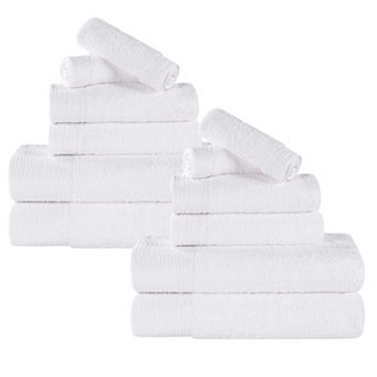 SUPERIOR Solid Towels 12 pc Set