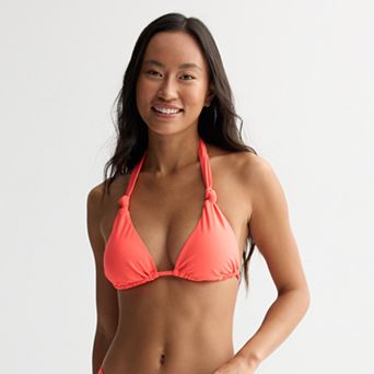 Juniors' Ninety-Nine° Knotted Triangle Swim Top