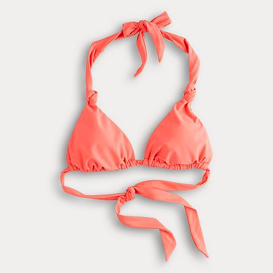 Juniors' Ninety-Nine° Knotted Triangle Swim Top