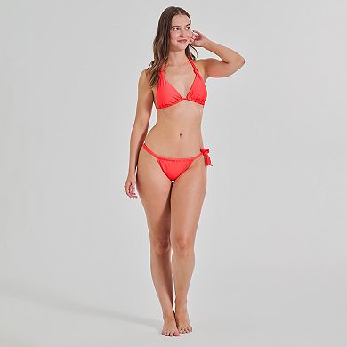 Juniors' Ninety-Nine° Knotted Triangle Swim Top