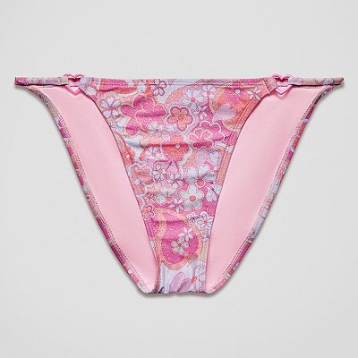 Juniors' Ninety-Nine° Ring Bikini Swim Bottoms