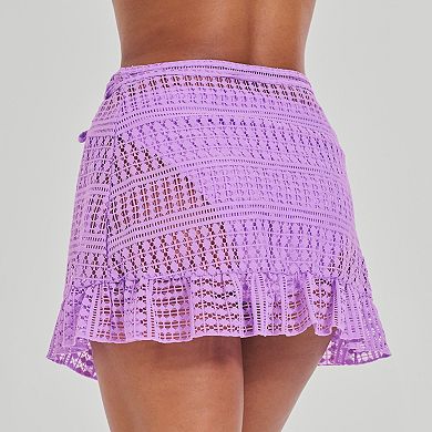 Juniors' Ninety-Nine° Cover Up Wrap Swim Skirt
