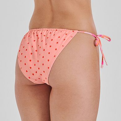 Juniors' Ninety-Nine° Reversible Tunnel Tie Hipster Bikini Bottoms