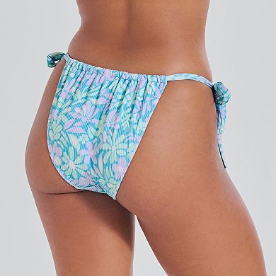 Juniors' Ninety-Nine° Tunnel Side Tie Swim Bottoms