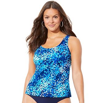 Swimsuits for All Women's Classic Tankini Top