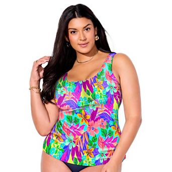 Swimsuits for All Women's Classic Tankini Top