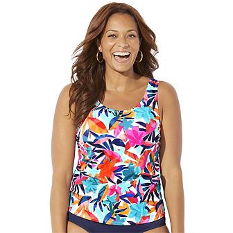 Swimsuits for All Women's Classic Tankini Top