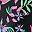 Black Multi Floral
