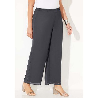 Catherines Women's Plus Size Petite Cocktail Pant