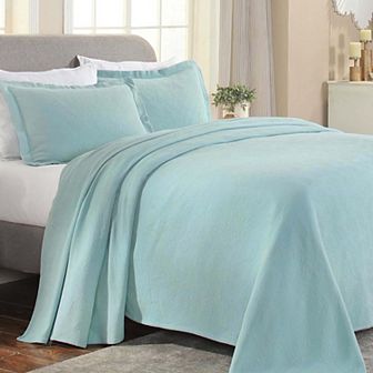 SUPERIOR Paisley Cotton All-Season Matelassé Bedspread Set with Shams