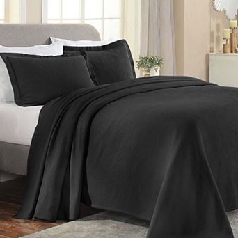 SUPERIOR Paisley Cotton All-Season Matelassé Bedspread Set with Shams
