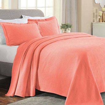 SUPERIOR Paisley Cotton All-Season Matelassé Bedspread Set with Shams