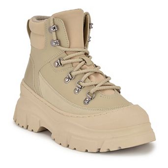 Nine West Budde Lace-Up Lug Sole Women's Booties
