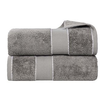 Superior 2 pc Niles Egyptian Giza Cotton Dobby Ultra-Plush Thick Soft Absorbent Bath Sheet Set