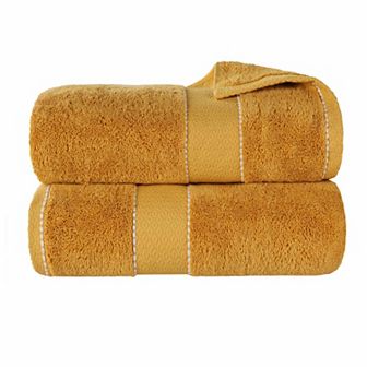 Superior 2 pc Niles Egyptian Giza Cotton Dobby Ultra-Plush Thick Soft Absorbent Bath Sheet Set