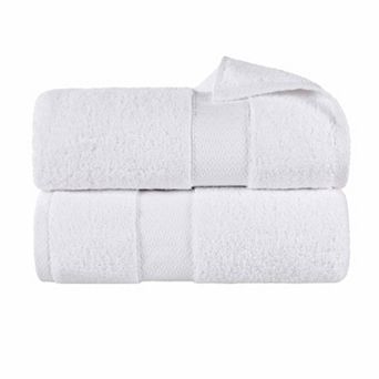 Superior 2 pc Niles Egyptian Giza Cotton Dobby Ultra-Plush Thick Soft Absorbent Bath Sheet Set