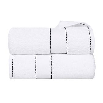 Superior 2 pc Niles Egyptian Giza Cotton Dobby Ultra-Plush Thick Soft Absorbent Bath Sheet Set