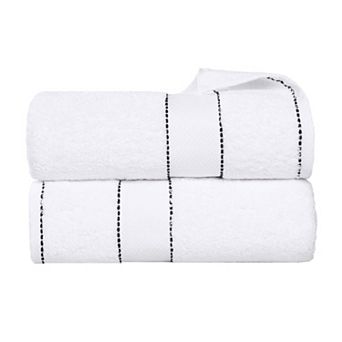 Superior 2 pc Niles Egyptian Giza Cotton Dobby Ultra-Plush Thick Soft Absorbent Bath Sheet Set