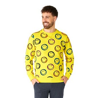 Men's OppoSuits Smiley Smudge Crewneck Sweatshirt