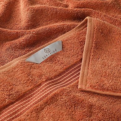 Superior 8 pc Egyptian Cotton Highly Absorbent Solid Ultra Soft Towel Set