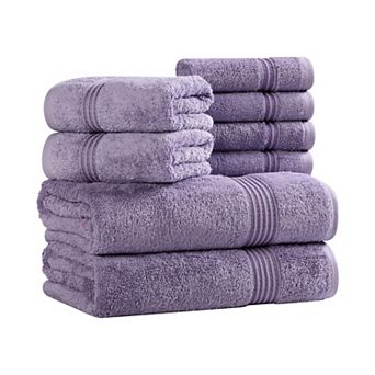 Superior 8 pc Egyptian Cotton Highly Absorbent Solid Ultra Soft Towel Set