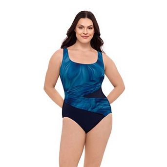 Women's Great Lengths Pavona Wrap Sash One-Piece Swimsuit