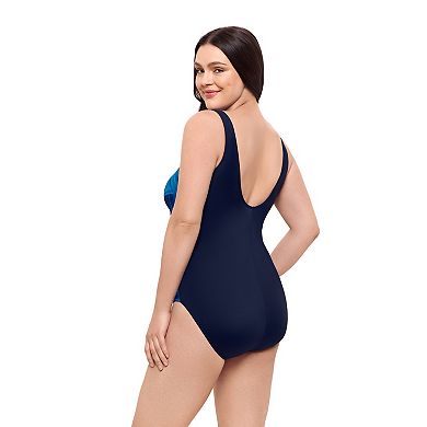 Women's Great Lengths Pavona Wrap Sash One-Piece Swimsuit
