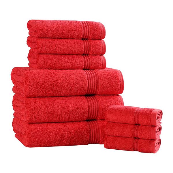 3-Piece Egyptian Cotton Towel Set - Ultra Soft, Highly Absorbent, 400-600 GSM