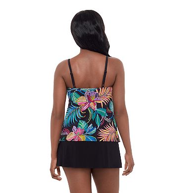 Women's Great Lengths Faux Ruffle Skirtini One-Piece Swimsuit