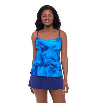 Women's Great Lengths Faux Ruffle Skirtini One-Piece Swimsuit