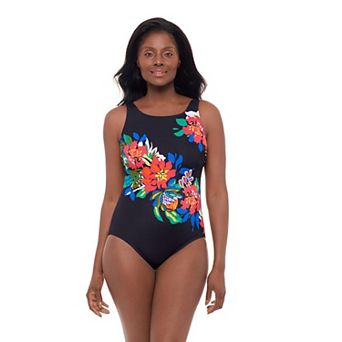 Women's Great Lengths Barcelona Panel Scoopback Tank One Piece Swimsuit